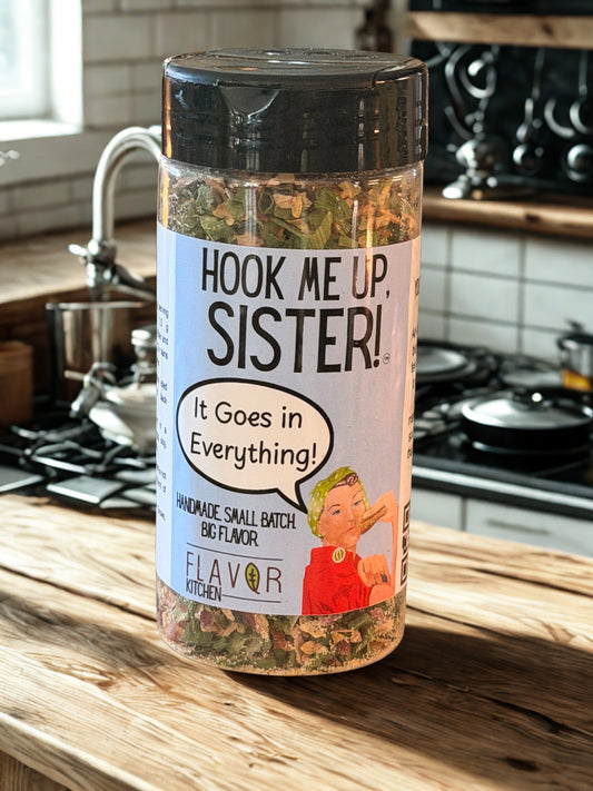 Hook Me Up Sister! "It Goes in Everything!" - 8.2 oz Shaker Bottle