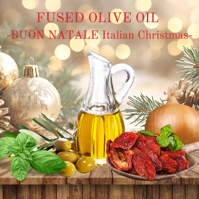Italian Christmas Fused Extra Virgin Olive Oil - Sun Dried Tomato, Onion, Basil
