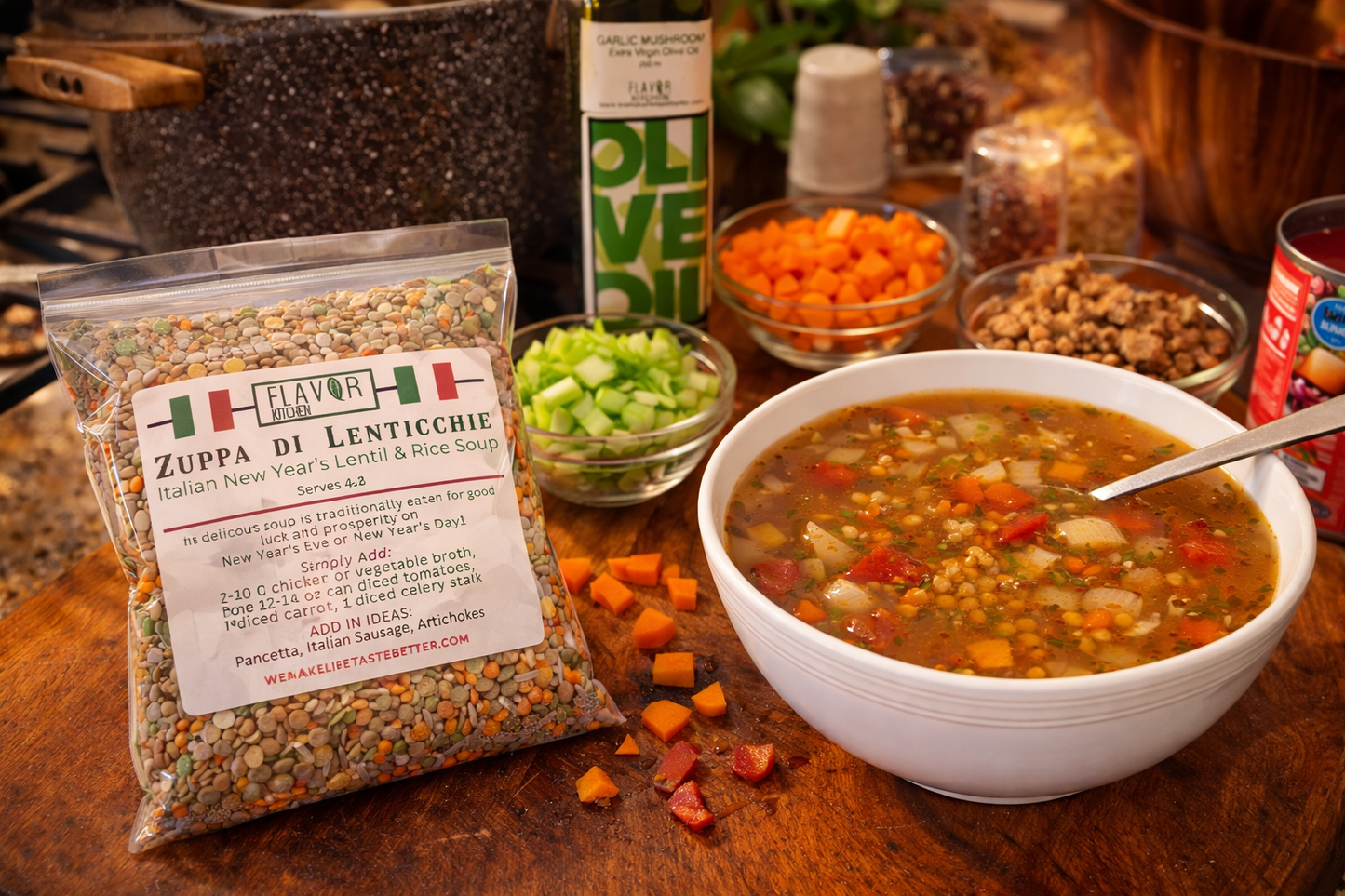 Zuppa di Lenticche (Italian Lentil Soup)